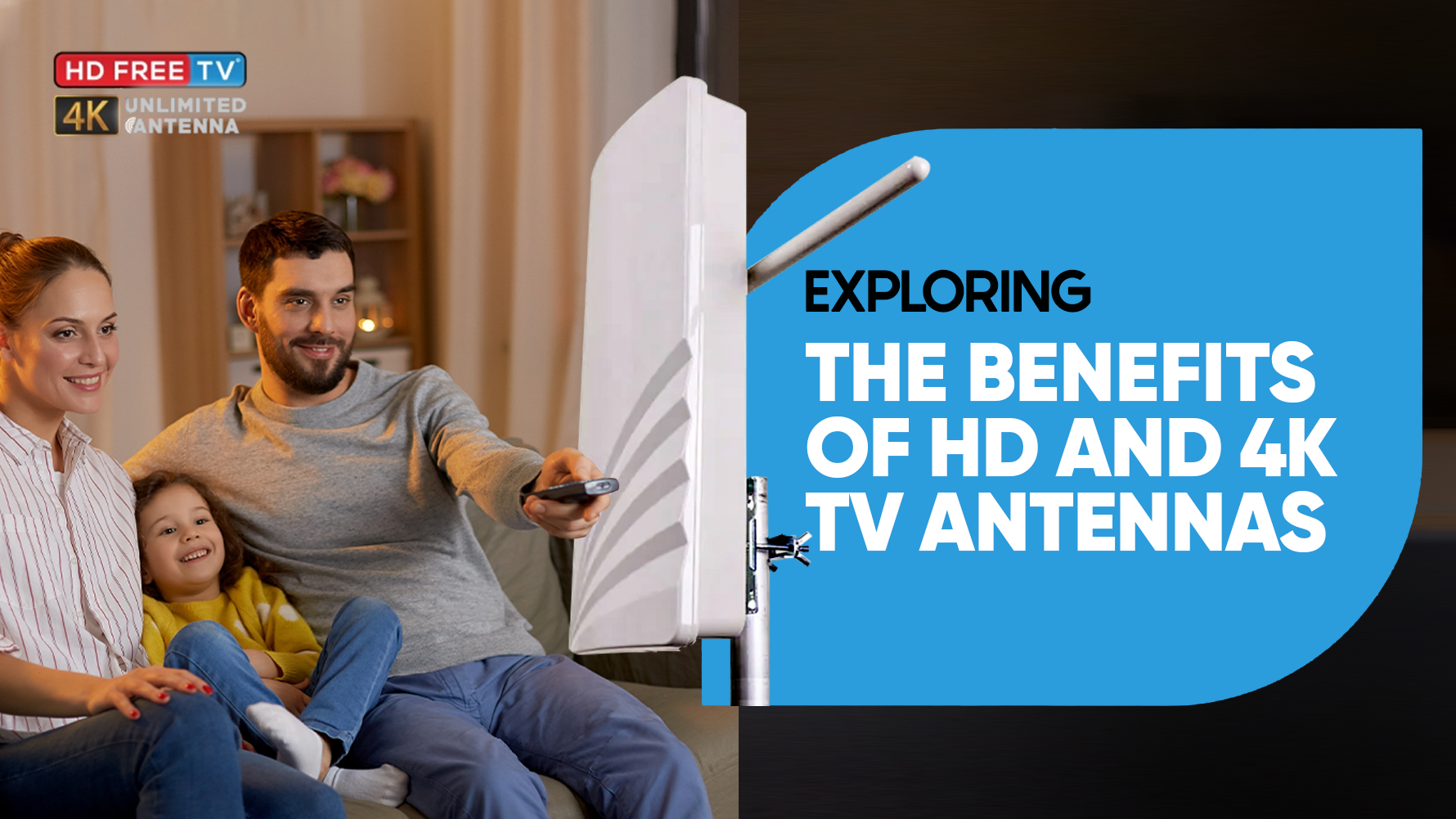 HD and 4K TV antenna – get free local channels, crystal-clear reception, and unlimited entertainment.